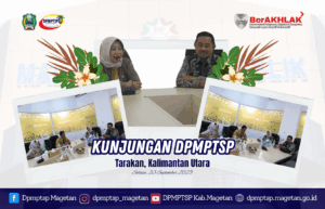 Kunjungan DPMPTSP Kota Tarakan ke DPMPTSP Kabupaten Magetan