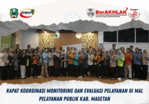 Rapat Koordinasi Monitoring & Evaluasi Pelayanan di Mal Pelayanan Publik Kabupaten Magetan