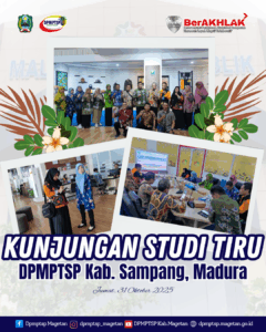 DPMPTSP Kabupaten Magetan Terima Kunjungan Studi Tiru dari DPMPTSP Kabupaten Sampang, Madura