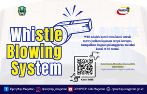 DPMPTSP Kabupaten Magetan Dorong Pelayanan Bebas Korupsi Melalui Whistle Blowing System (WBS)