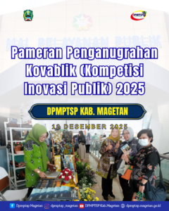DPMPTSP Kabupaten Magetan Ikuti Penganugerahan Kovablik (Kompetisi Inovasi Publik) 2025 Berkat Prestasi Predikat OUTSTANDING Public Service Innovation