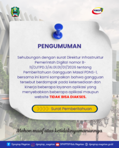Pengumuman Gangguan Akses Layanan Aplikasi Pemerintah Akibat Kendala Infrastruktur PDNS-1