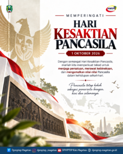 DPMPTSP Kabupaten Magetan Mengucapkan Selamat Memperingati Hari Kesaktian Pancasila 1 Oktober 2026